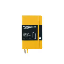 Записная книжка в точку Leuchtturm Monocle Pocket A6 192 стр, твердая обложка, желтая