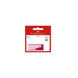Точилка пластиковая Faber-Castell 1 отверстие, контейнер, цвет ассорти, блистер