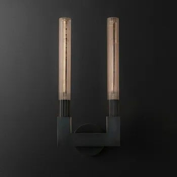 Бра Rh Cannelle Wall Lamp Double Sconces Black ImperiumLoft 44,761 (147874-22)