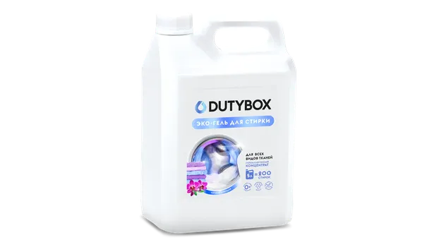 Гель для стирки Dutybox Концентрат "Ночная орхидея" (200 стирок), 5 л.