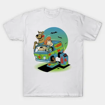 Футболка женская Mystery Machine Harajuku Print Kawaii футболка летняя женская футболка с коротким рукавом топ футболка S розовый