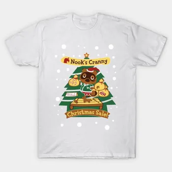 Футболка женская Nooks Christmas Harajuku Print Kawaii футболка летняя женская футболка с коротким рукавом топ футболка S