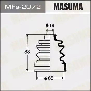 Привода пыльник "Masuma" Силикон MF-2072