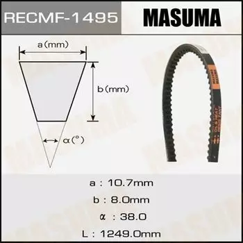 Ремень клиновидный "Masuma" рк.1495