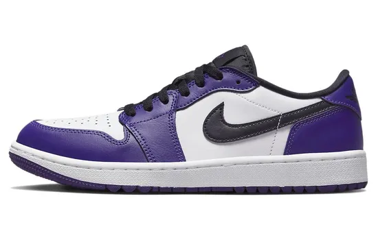 Корт для гольфа Jordan 1 Retro Low, фиолетовый