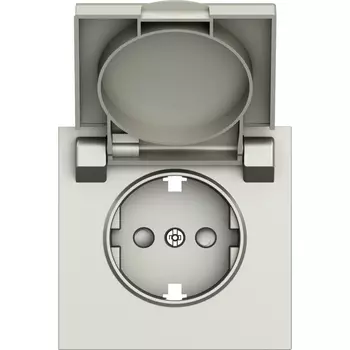 Накладка для розетки Schuko с заземлением, с крышкой, 16A 250 В~, шампань Donel S08 DS45451