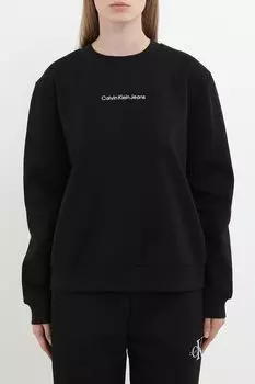 Свитшот хлопковый оверсайз Calvin Klein Jeans
