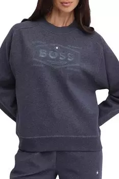 Свитшот хлопковый с логотипом BOSS