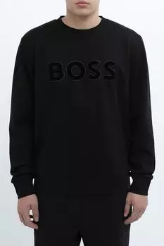 Свитшот хлопковый с логотипом BOSS