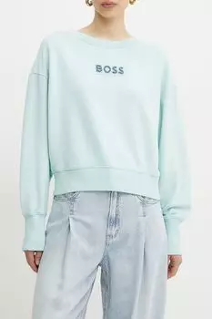 Свитшот хлопковый с логотипом BOSS