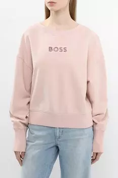 Свитшот хлопковый с логотипом BOSS