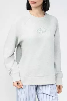 Свитшот хлопковый с логотипом Esprit Casual