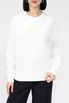 Свитшот хлопковый с логотипом Esprit Casual