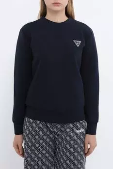 Свитшот хлопковый с логотипом Guess