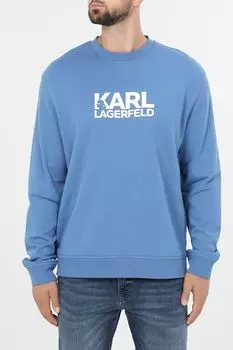 Свитшот хлопковый с логотипом Karl Lagerfeld