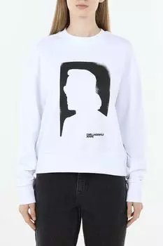 Свитшот хлопковый с логотипом Karl Lagerfeld Jeans