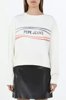 Свитшот хлопковый с логотипом PEPE JEANS