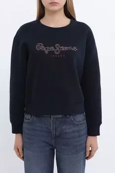 Свитшот хлопковый с логотипом PEPE JEANS