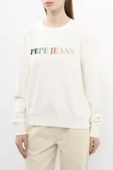Свитшот хлопковый с логотипом PEPE JEANS