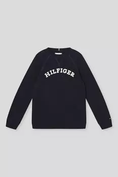 Свитшот хлопковый с логотипом Tommy Hilfiger