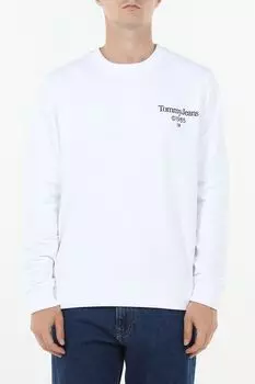 Свитшот хлопковый с логотипом Tommy Jeans