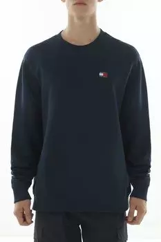 Свитшот хлопковый с логотипом Tommy Jeans