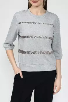 Свитшот хлопковый с пайетками Gerry Weber