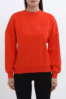 Свитшот хлопковый с принтом COLORPLAY