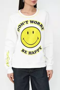 Свитшот хлопковый с принтом Desigual
