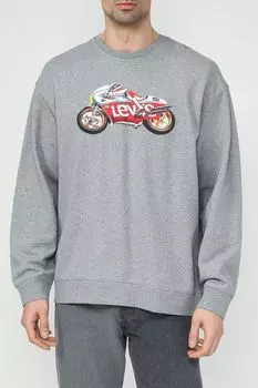 Свитшот хлопковый с принтом LEVI'S