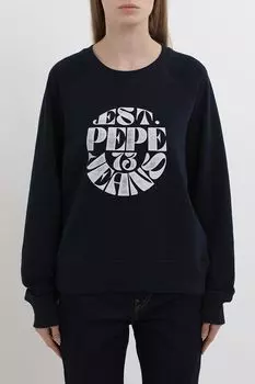 Свитшот хлопковый с принтом PEPE JEANS