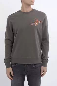 Свитшот хлопковый с принтом Superdry