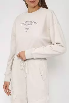 Свитшот из смесового хлопка Calvin Klein Jeans