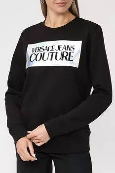 Свободный свитшот с логотипом VERSACE JEANS COUTURE