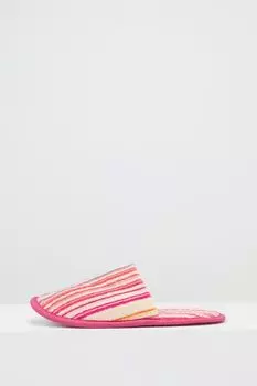 Тапочки с принтом Millistripes Pink COINCASA