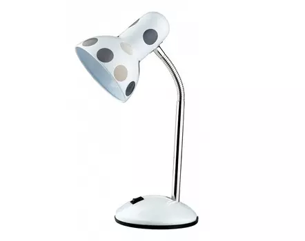 Настольная лампа flip (odeon light) белый 35 см.