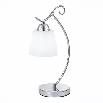 Настольная лампа liada (st luce) серебристый 15x14x2 см.