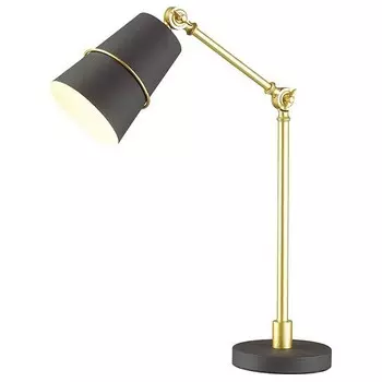 Настольная лампа carlos (odeon light) черный 55 см.
