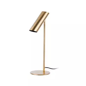 Настольная лампа link (faro) золотой 22x46x15 см.