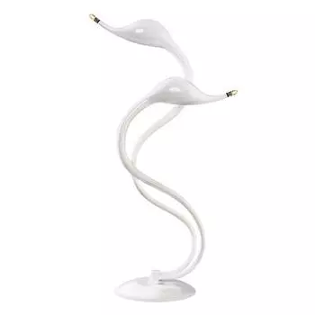 Настольная лампа cigno collo wt (lightstar) белый 25 см.
