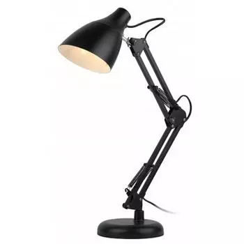 Настольная лампа офисная эра n123 б0047197 (horoz) черный 350x550x150 см.