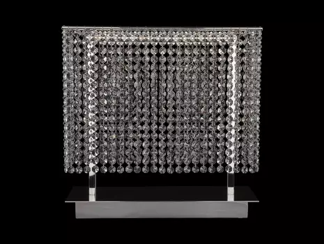 Настольная лампа rimini sl 3007 (apl led) серебристый 40x40x14 см.