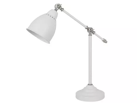 Настольная лампа cruz (odeon light) белый 34 см.