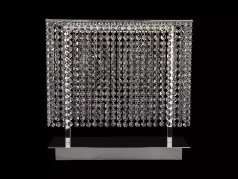 Настольная лампа rimini sl 4005 (apl led) серебристый 40x40x14 см.