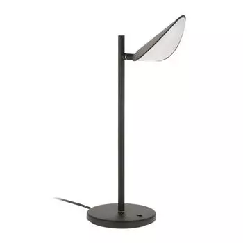 Настольная лампа veleira (la forma) черный 17x45x31 см.