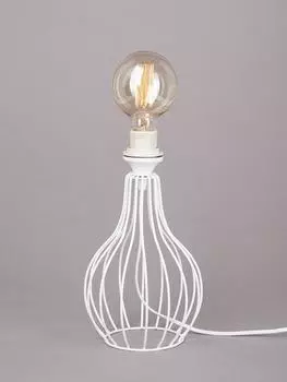 Настольная лампа vitaluce v4347-0/1l (vitaluce) белый 300x180 см.