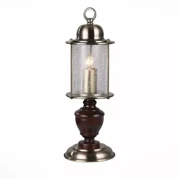 Настольная лампа volantino (st luce) коричневый 42 см.