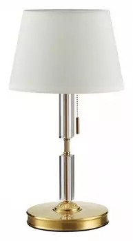 Настольная лампа декоративная london (odeon light) серебристый 17x50x27 см.