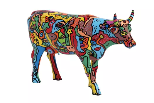 Настольный декор cowparade (cowparade) мультиколор 37x26x14 см.