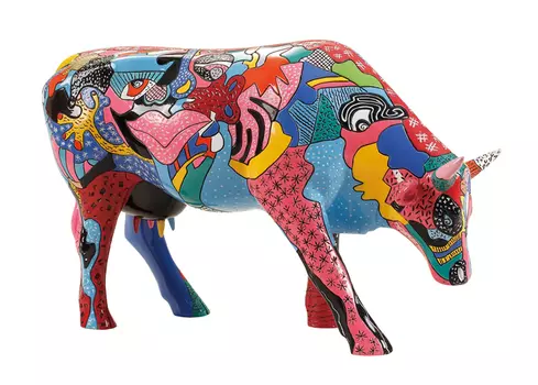 Настольный декор cowparade (cowparade) мультиколор 37x26x14 см.